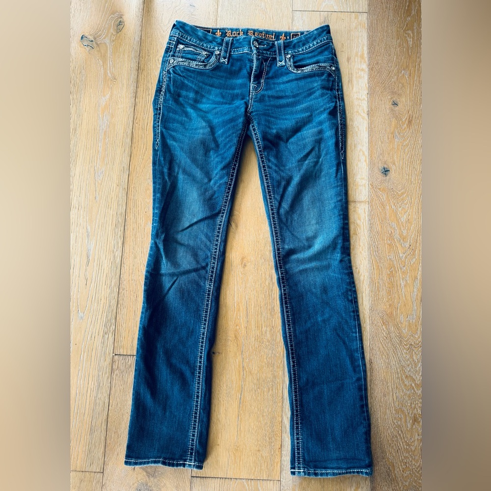 Rock Revival Deeka Straight jeans women’s 27 - Picture 2 of 8
